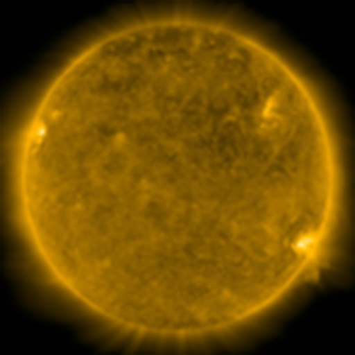 A synthetic image of the sun for 2026-08-03